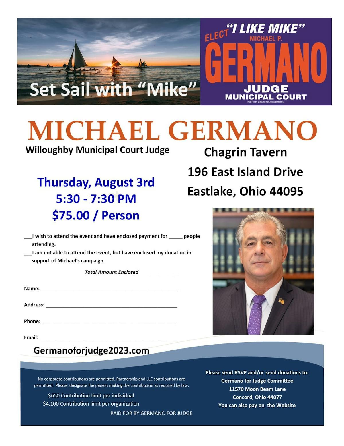Sail With Mike Event